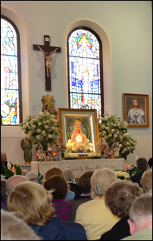 Christina Gallagher, Our Lady Queen of Peace, House of Prayer Achill, Fr McGinnity