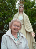 Healing of a blockage removed through  Our Lady Queen of Peace