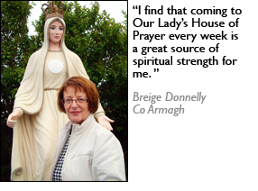 Christina Gallagher House of Prayer Achill Spiritual Director is Fr Gerard Mc Ginnity  Our Lady Queen of Peace