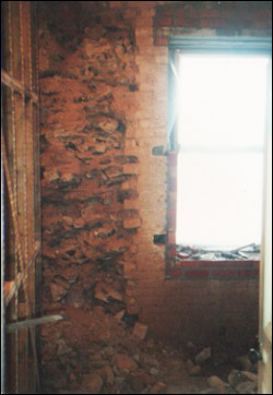 Dry Rot in House of Prayer Achill during time of renovation