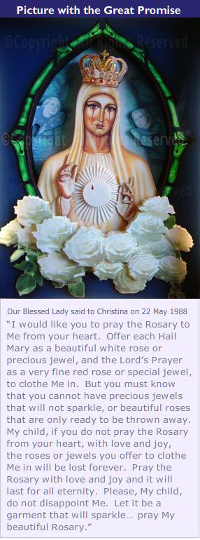 Our Lady Queen of Peace with Roses